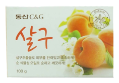 Мыло туалетное абрикос Apricot Soap 100 г Mukunghwa