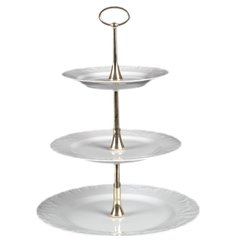 Этажерка 3-х ярусная Cmielow "Рококо /Без декора" / 128181