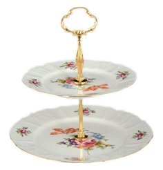 Этажерка 2-х ярусная Thun "Бернадотт /Полевой цветок" / 099888