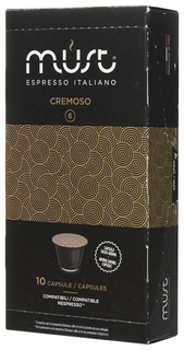 Капсулы Must сremoso для кофемашин Nespresso 10 капсул