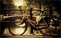 Картина на холсте с подрамником ХитАрт "Велосипед" 80x49 см Модулка