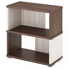 Стеллаж Мэрдэс СБ-10/2 70х30х75 см, бежевый/коричневый Merdes