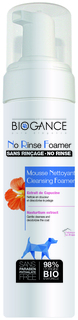Шампунь-пенка для собак BIOGANCE NO-Rinse Foamer универсальный, без смывания, 200 мл