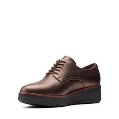 Полуботинки женские Clarks Shaylin Lace 26153650 коричневые 38 EU