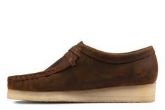 Полуботинки женские Clarks Wallabee. 26155544 коричневые 37 EU