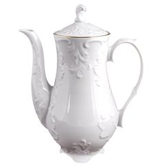Кофейник 1,2 л Cmielow "Рококо Отводка золото" 109940