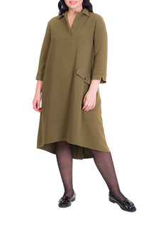 Повседневное платье женское MONTEBELLUNA MZDS8096 зеленое 58