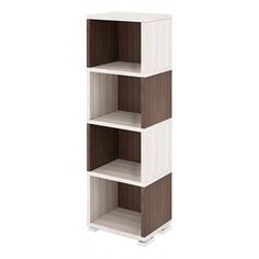 Стеллаж Мэрдэс СБ-15/4 45,2х30х144 см, бежевый/коричневый Merdes