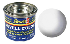 Краска Белая РАЛ 9010 шелково-матовая эмалевая Revell 32301