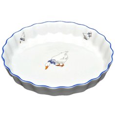 Форма для запекания 26 см круглая Thun "Гуси" / 016392