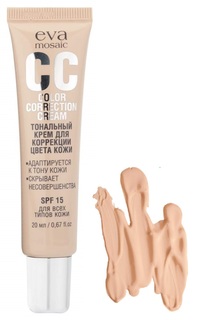 СС средство EVA Mosaic CC Color Correction Cream 02 Золотисто-бежевый