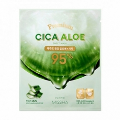 Маска для лица Missha, Premium Cica Aloe, 21 г