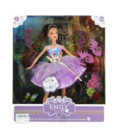 Кукла ABtoys Emily Фея (сиреневое платье), аксессуары, 30см WJ-12685 Jiangsu Holly Everlasting Inc.