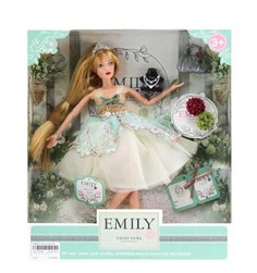 Кукла ABtoys Emily Мятная серия с сумочкой и аксессуарами 30см WJ-12659 Jiangsu Holly Everlasting Inc.