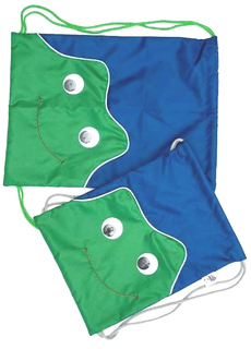 Сумка-мешок для обуви ОмЗЭТ Лягушка 30х40см. ОМ-11761