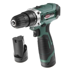 Дрель-шуруповерт HAMMER ACD12A, 1.5Ач, с двумя аккумуляторами [735855]