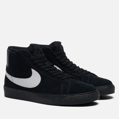 Кроссовки женские Nike SB Zoom Blazer Mid черные 5.5 US