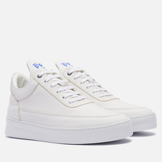 Кроссовки женские Filling Pieces Low Top Plain 683 Organic белые 10 US