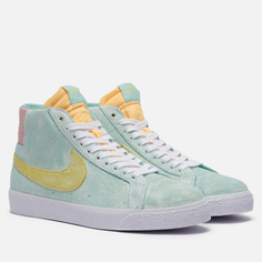 Кроссовки мужские Nike SB Zoom Blazer Mid PRM зеленые 10.5 US