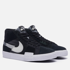 Кроссовки женские Nike SB Zoom Blazer Mid Premium Mosaic черные 7.5 US