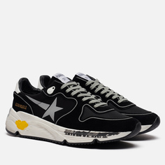 Кроссовки мужские Golden Goose Running Sole Lycra/Print Star черные 8 US