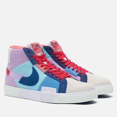 Кроссовки мужские Nike SB Zoom Blazer Mid Premium Mosaic фиолетовые 9 US