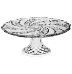 Тортница 30,5 см н/н Crystal Bohemia "Plates" / 104574