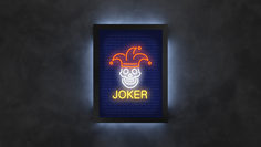 Постер Neon Joker 60х90 в тубусе
