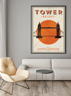 Постер Tower Bridge 40х50 в тубусе