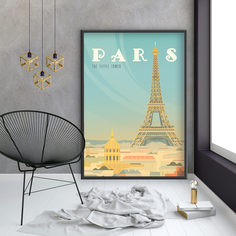 Постер Париж 60х90 в тубусе
