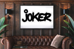 Постер Joker 50х70 в рамке