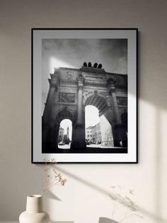 Плакат "Просто Постер" Триумфальная арка в Мюнхене 50x70 в подарочном тубусе ПростоПостер