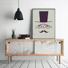 Постер Mr.London 50х70 в рамке