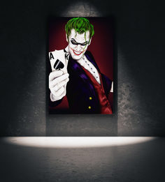 Постер Comic Book Joker 50х70 в рамке