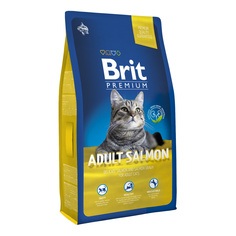Сухой корм для кошек Brit Premium Cat Adult Salmon, лосось, 8кг Brit*
