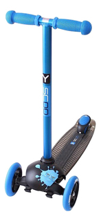 Самокат трехколесный Y-SCOO RT Trio Diamond 120 Monsters 1 5868 blue ziggi