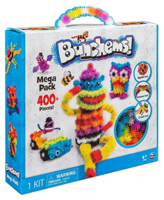 Конструктор для малышей Bunchems ЛИПУЧКА 400 деталей 5501
