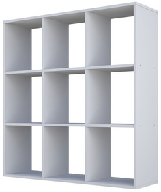 Стеллаж Polini Home Smart Кубический 9 секций, Белый