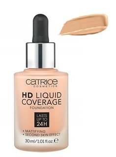 Тональный крем CATRICE HD Liquid Coverage Foundation 020 Rose Beige 30мл