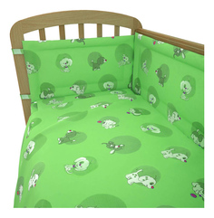 Комплект детского постельного белья Фея Наши друзья зеленый