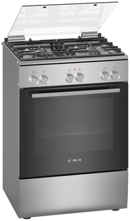 Комбинированная плита Bosch HXA090I50R Silver