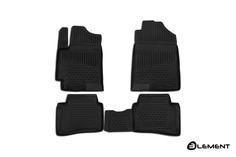 Коврики в салон подходят для HYUNDAI Solaris (II, IIp) 2017->, Comfort, 4 шт. (полиуретан) Element