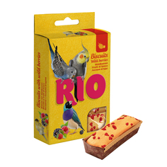 Лакомство для всех видов птиц RIO Бисквиты с лесными ягодами, 5 х 7 г