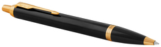 Ручка шариковая Parker IM Core K321 Black GT, М, 1931666 Синий