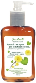 Гель-крем для интимной гигиены GREEN MAMA Мать-и-мачеха и чайное дерево, 300 мл