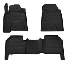 Коврики в салон LEXUS LX570; 2012-> 5 мест; 3 шт; (полиуретан) Element