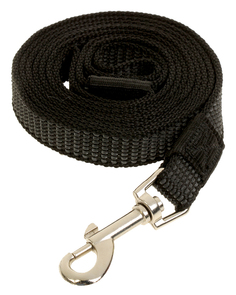 Поводок для собак Зооник капроновый с латексной нитью 2м* 20мм Черный