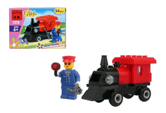 Конструктор пластиковый Brick Минипоезд