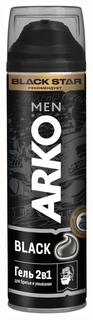 Гель 2 в 1 для бритья Arko Men Black Star 200 мл