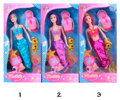 Кукла Наша Игрушка Русалочка Kaibibi с аксессуарами Д85103